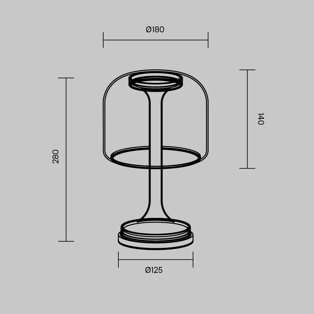 Настольный светильник Spirito 3000К 13Вт в Перми