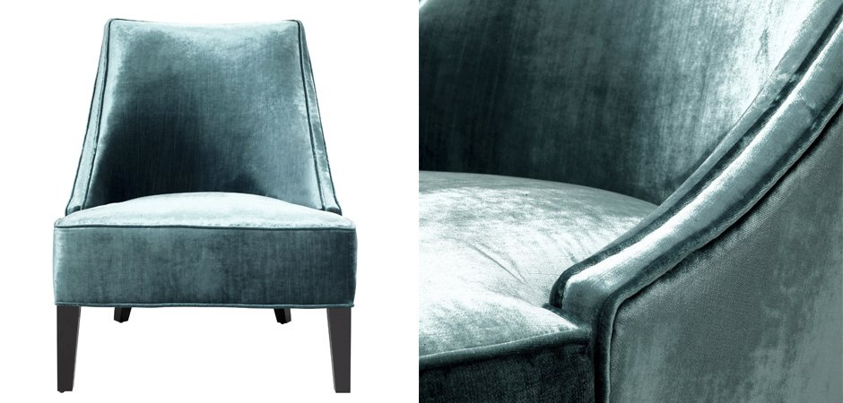 Кресло Eichholtz Chair Dulwich Turquoise Кресло Eichholtz Chair Dulwich Turquoise - Loft-Concept в Перми
