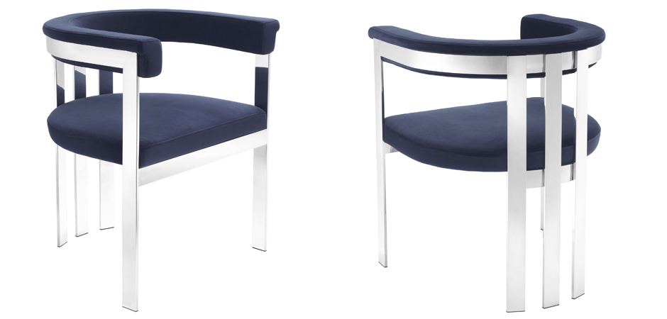 Стул Eichholtz Dining Chair Clubhouse blue Стул Eichholtz Dining Chair Clubhouse blue - Loft-Concept в Перми