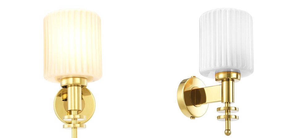 Бра Eichholtz Wall Lamp Ponza Gold Бра Eichholtz Wall Lamp Ponza Gold - Loft-Concept в Перми