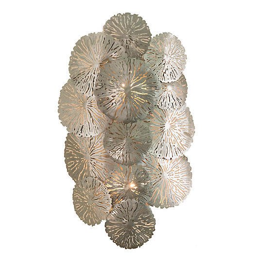 Бра Lily Pad Wall Sconce Nickel Серебряный в Перми | Loft Concept 