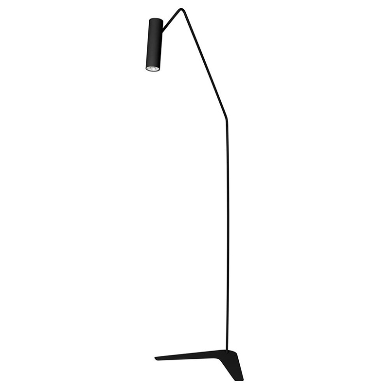 Торшер Tibo Trumpet Floor Lamp black Черный в Перми | Loft Concept 