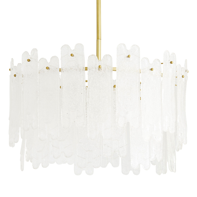 Люстра Arteriors MUGLER CHANDELIER Золотой Белый в Перми | Loft Concept 