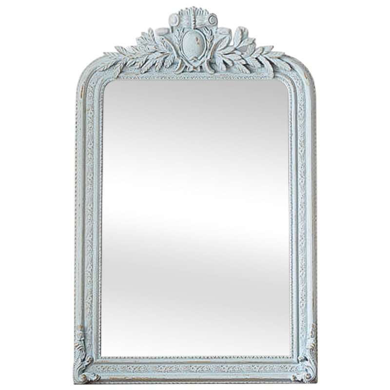 Зеркало Polastron Mirror Pastel Blue Винтажный голубой в Перми | Loft Concept 