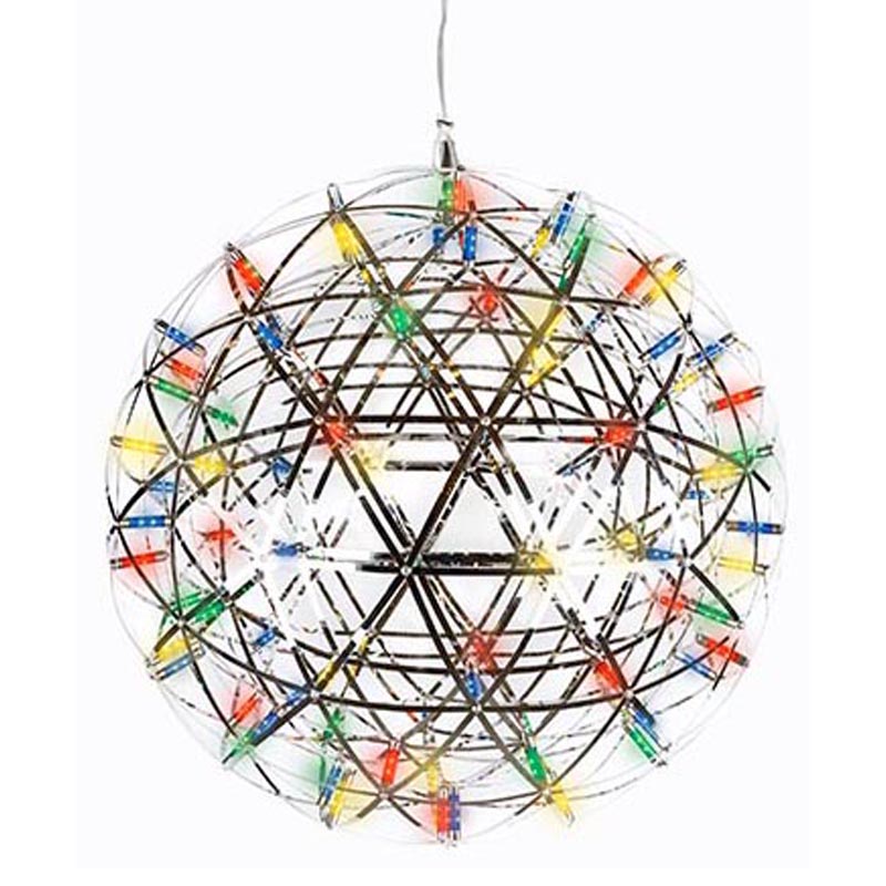 Люстра Moooi 3D Sphere Colored lamp M Хром Мульти в Перми | Loft Concept 