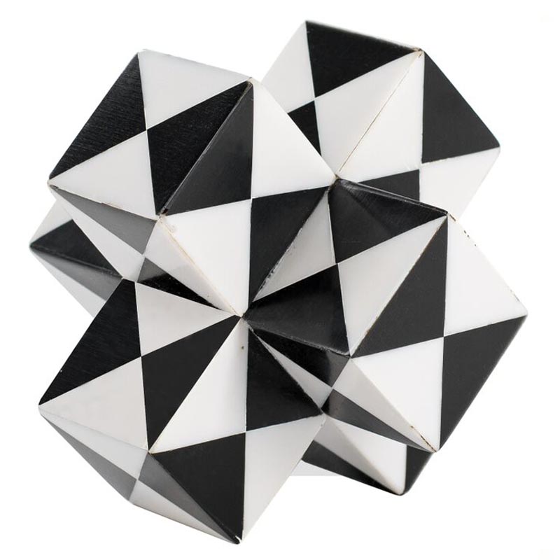 Статуэтка Geometric Figure black and white Черный Белый в Перми | Loft Concept 