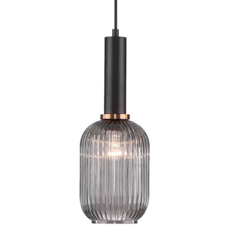 Светильник Ferm Living chinese lantern Gray III Серый (Gray) Черный в Перми | Loft Concept 