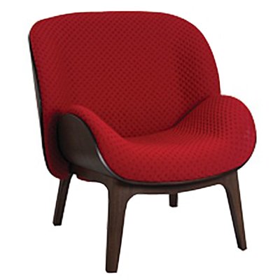 Кресло chair Fauteuil KALIN Design JM Gady Черный Красный в Перми | Loft Concept 