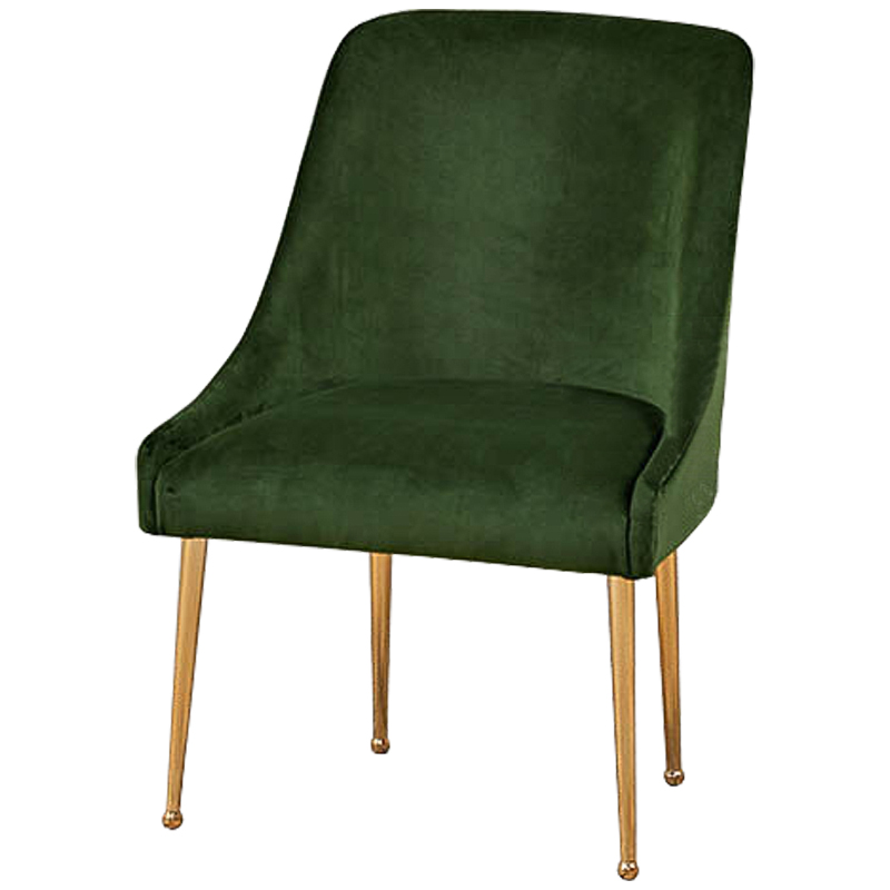 Стул Gormal Stool green Зеленый Золотой в Перми | Loft Concept 