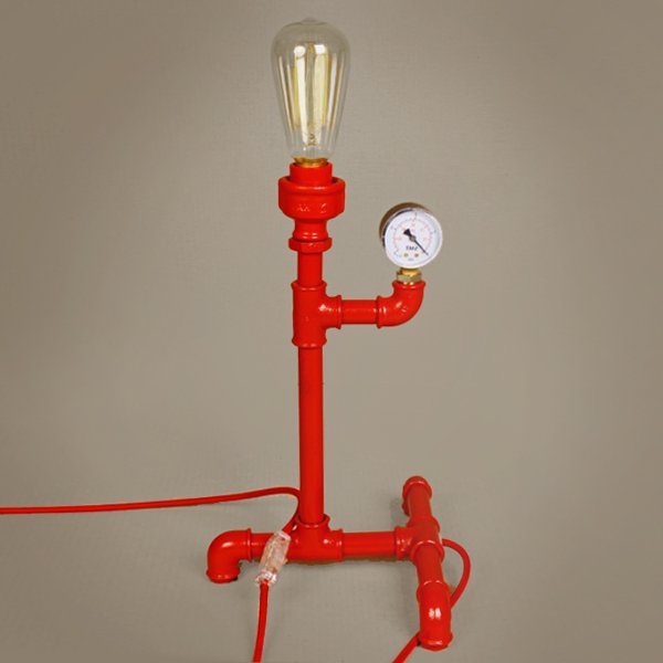 Настольная лампа Table Lamp Red Water Tap Красный в Перми | Loft Concept 