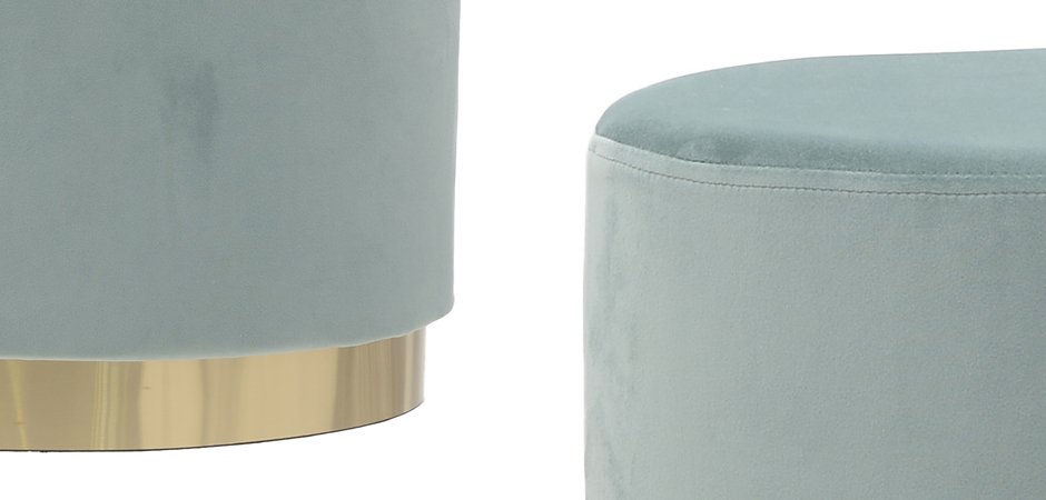 Пуф Golden Belt Turquoise Pastel Пуф Golden Belt Turquoise Pastel - Loft-Concept в Перми