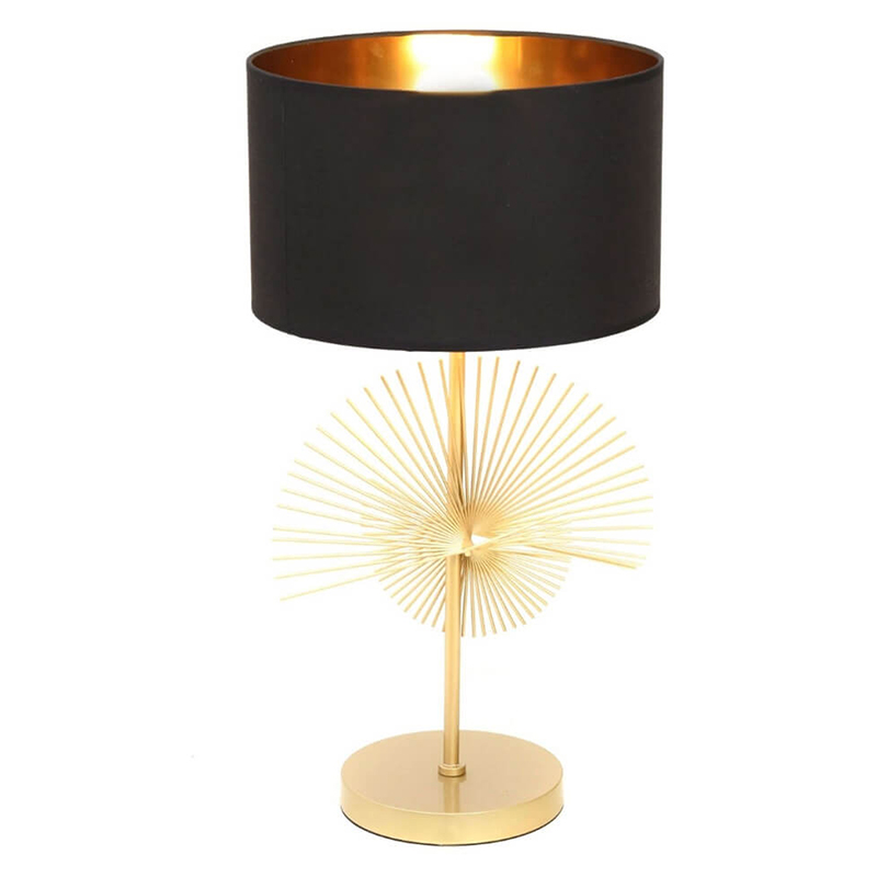 Настольная лампа Genoveva Table lamp black Черный Золотой в Перми | Loft Concept 