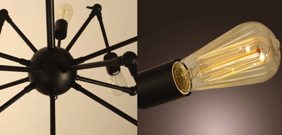 Люстра Loft Industrial Sputnik Chandelier Spider Люстра Loft Industrial Sputnik Chandelier Spider - Loft-Concept в Перми