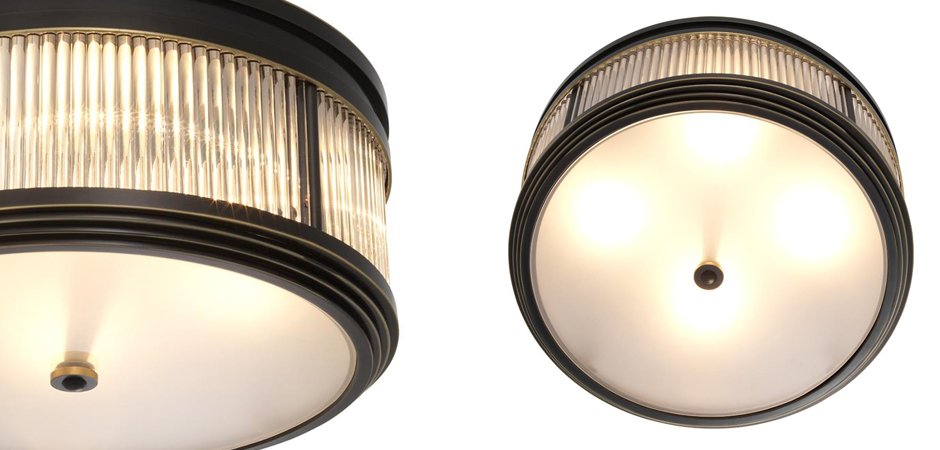 Потолочный светильник Ceiling Lamp Rousseau Bronze Потолочный светильник Ceiling Lamp Rousseau Bronze - Loft-Concept в Перми