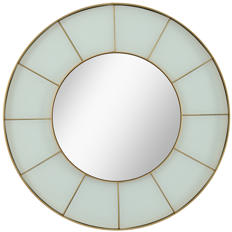 Зеркало Sectors Circle Mirror white  в Перми | Loft Concept 