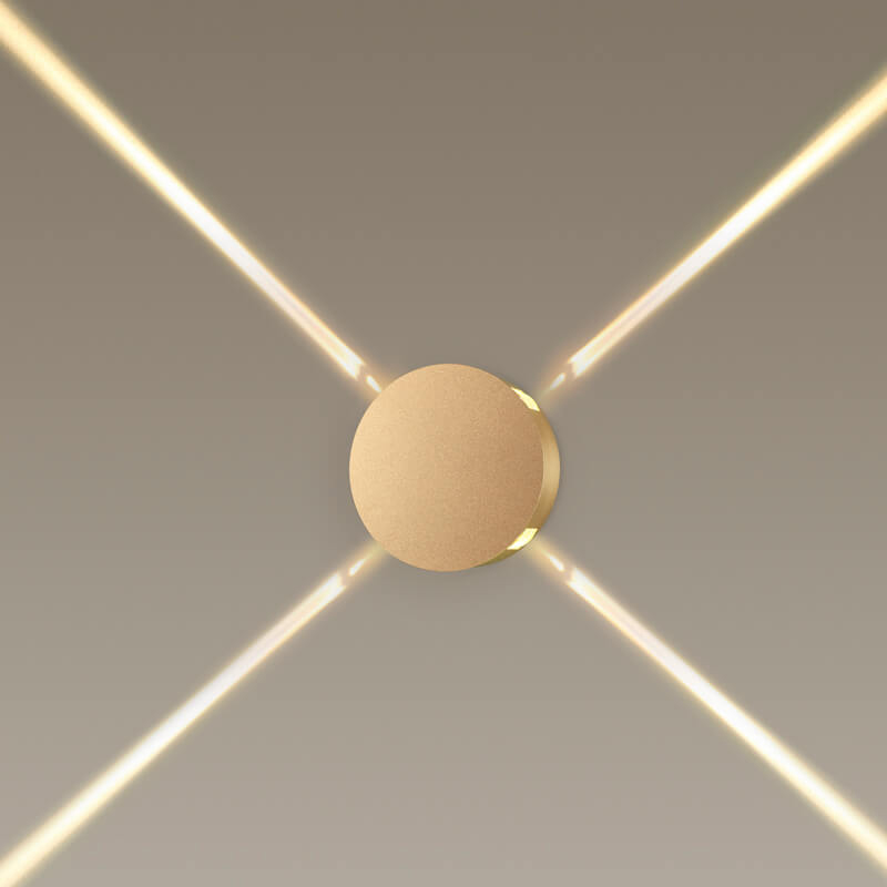 Спот Jedi Beam Sconce Circle gold Золотой в Перми | Loft Concept 