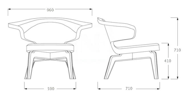 Кресло Munich Lounge Chair в Перми