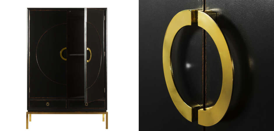 Шкаф China Rack Black Шкаф China Rack Black - Loft-Concept в Перми