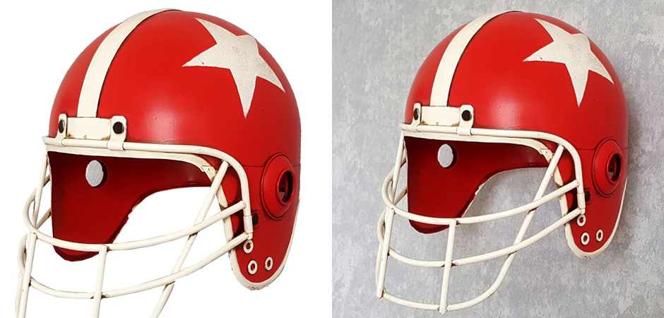 Аксессуар на стену Helmet with Star Red Аксессуар на стену Helmet with Star Red - Loft-Concept в Перми