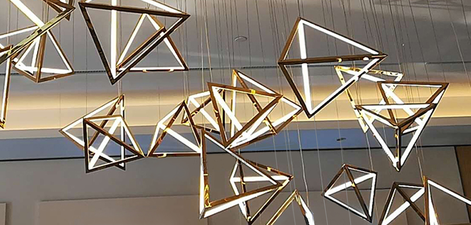 Подвесной светильник Weightless Triangles Подвесной светильник Weightless Triangles - Loft-Concept в Перми