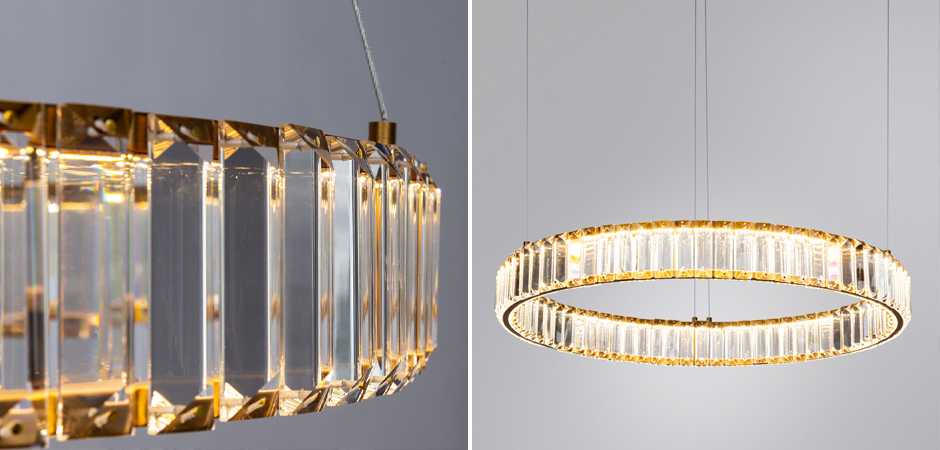 Хрустальная Люстра Crystal Ring Латунь Хрустальная Люстра Crystal Ring Латунь - Loft-Concept в Перми