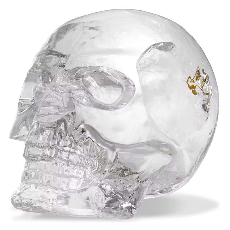 Статуэтка Philipp Plein Diamond Skull Прозрачный Золотой в Перми | Loft Concept 