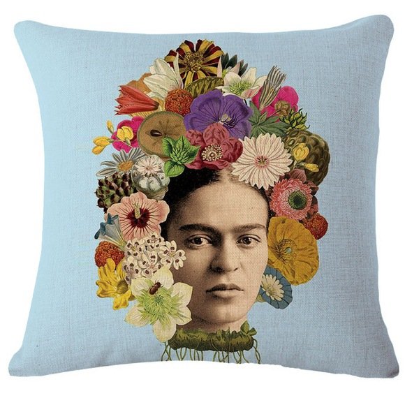 Декоративная подушка Frida Kahlo 3  в Перми | Loft Concept 