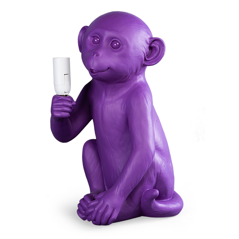 Настольная лампа Purple Monkey Фиолетовый в Перми | Loft Concept 