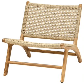 Кресло Wicker Rana lounge Chair Бежевый в Перми | Loft Concept 