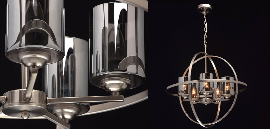 Люстра Chrome Cylinders 5 Люстра Chrome Cylinders 5 - Loft-Concept в Перми