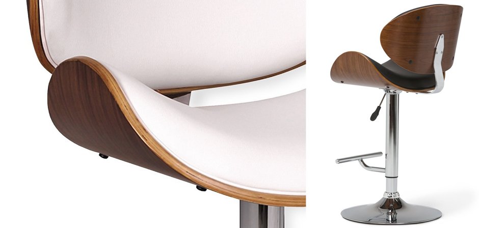 Барный стул Lounge Bar Stool белый Барный стул Lounge Bar Stool белый - Loft-Concept в Перми