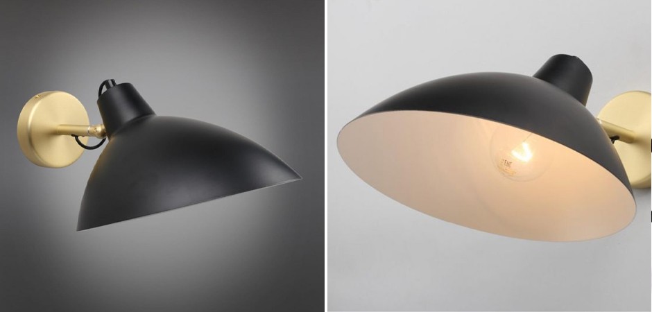 Бра с черным матовым плафоном Retro Light Бра с черным матовым плафоном Retro Light - Loft-Concept в Перми