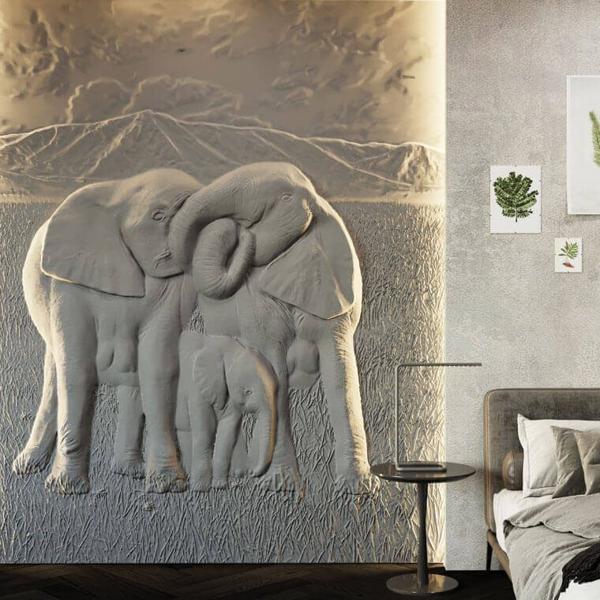 Барельеф ELEPHANTS  в Перми | Loft Concept 