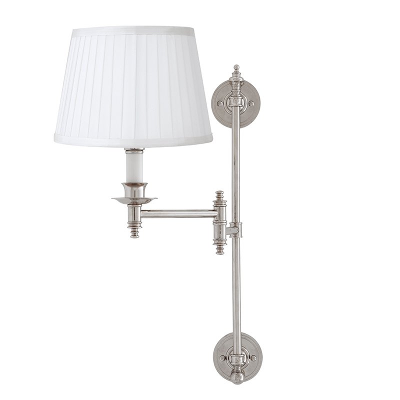 Бра Wall Lamp Indigo Nickel Никель Белый в Перми | Loft Concept 