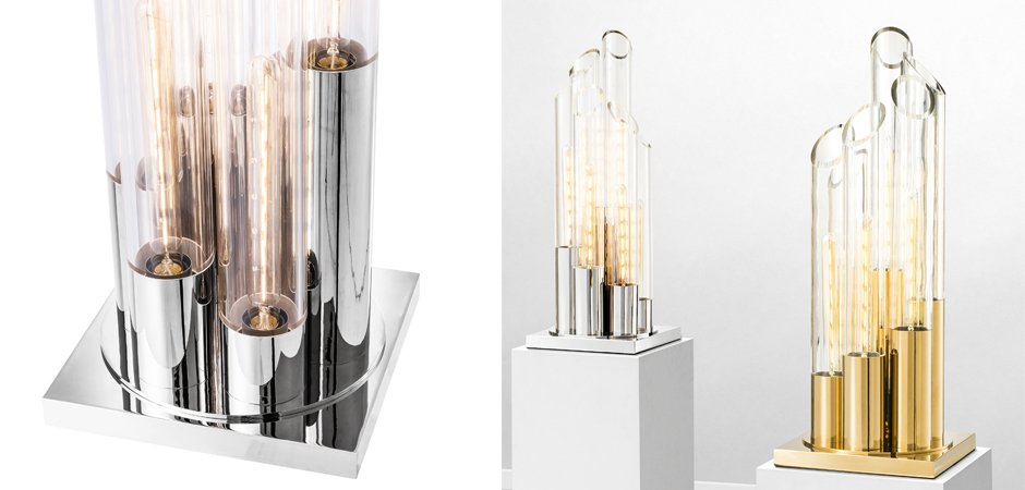 Настольная лампа Eichholtz Table Lamp Paradiso Nickel - Loft-Concept в Перми