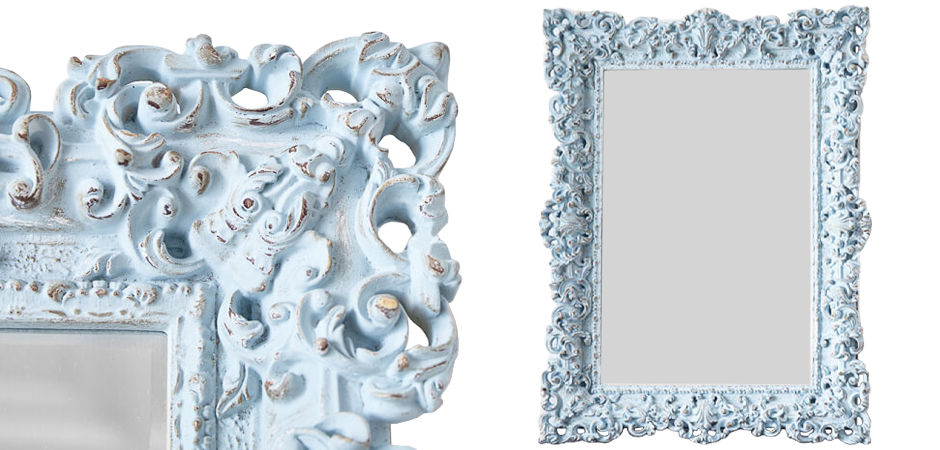Зеркало Leeuw Mirror Pastel Blue Зеркало Leeuw Mirror Pastel Blue - Loft-Concept в Перми