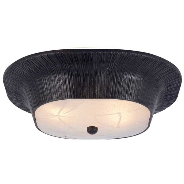 Потолочный светильник Utopia Round Sconce Black Черный в Перми | Loft Concept 