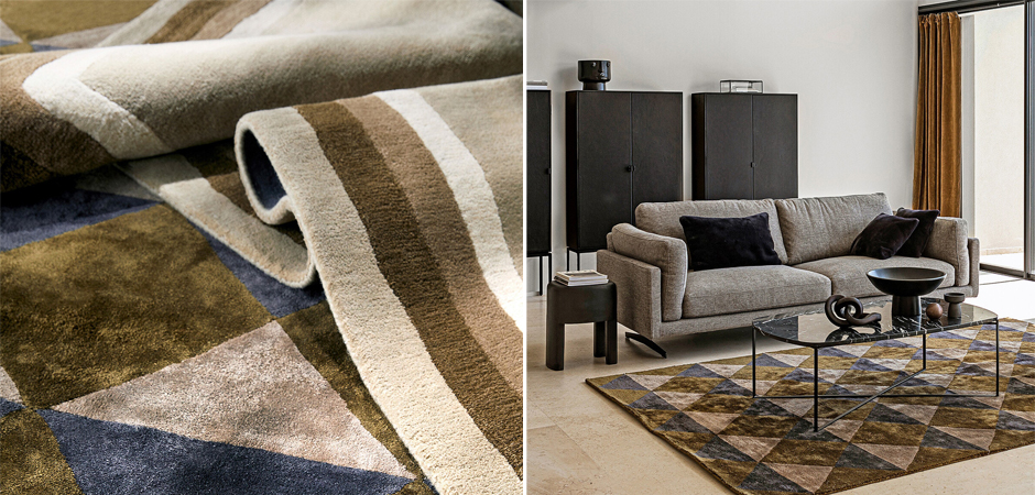 Ковер Carpet Geometric 100% вискоза Ковер Carpet Geometric 100% вискоза - Loft-Concept в Перми