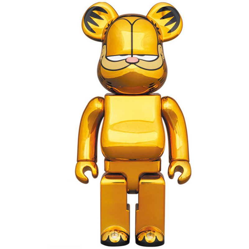 Статуэтка Bearbrick Garfield Глянцевое золото в Перми | Loft Concept 