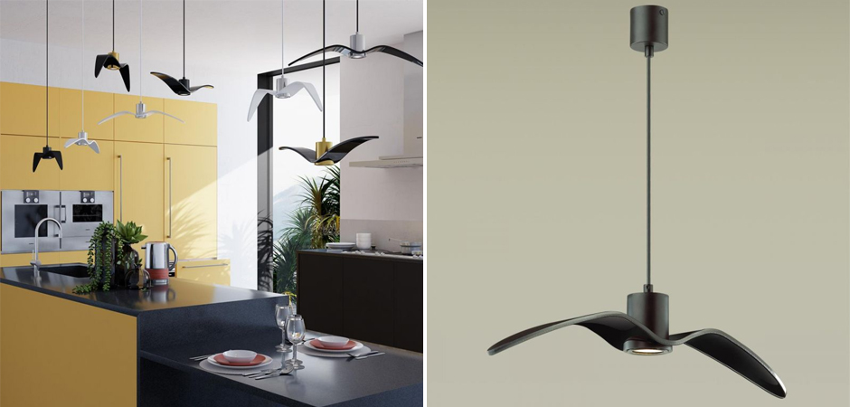 Подвесной светильник Seagull Average черный Подвесной светильник Seagull Average черный - Loft-Concept в Перми