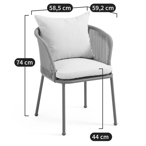 Кресло уличное Bonnie Beige Chair в Перми