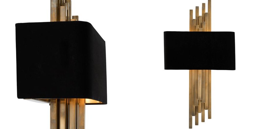 Бра Eichholtz Wall Lamp Caruso Brass Бра Eichholtz Wall Lamp Caruso Brass - Loft-Concept в Перми