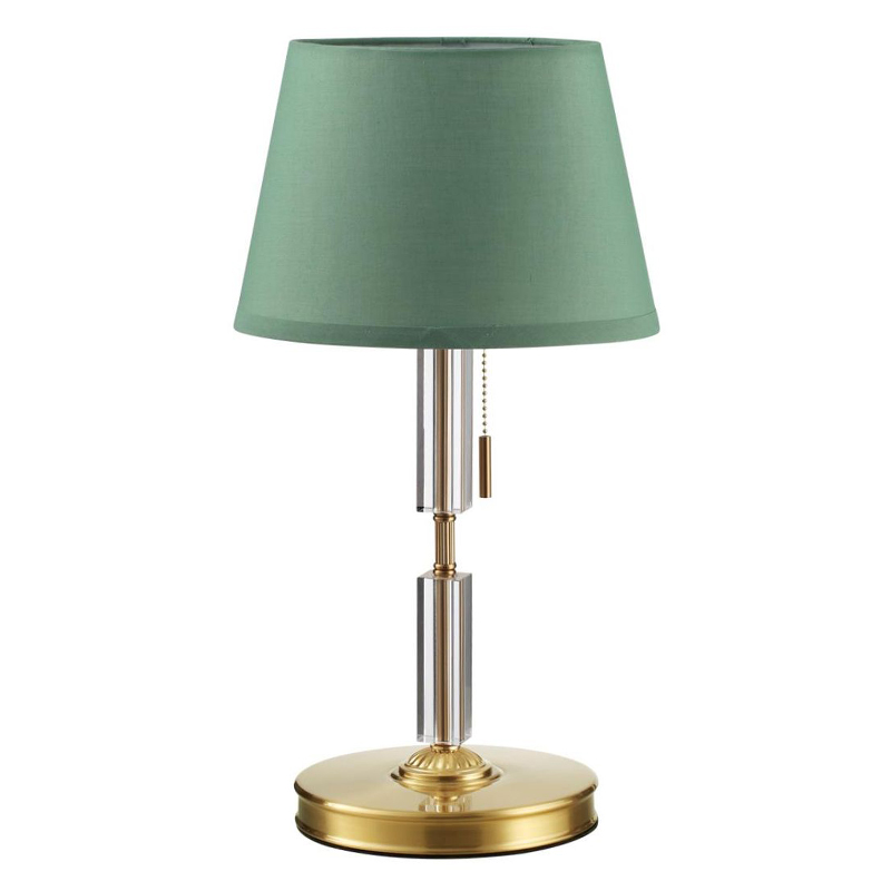 Настольная лампа Ramona Green Table Lamp Бронза Зеленый в Перми | Loft Concept 