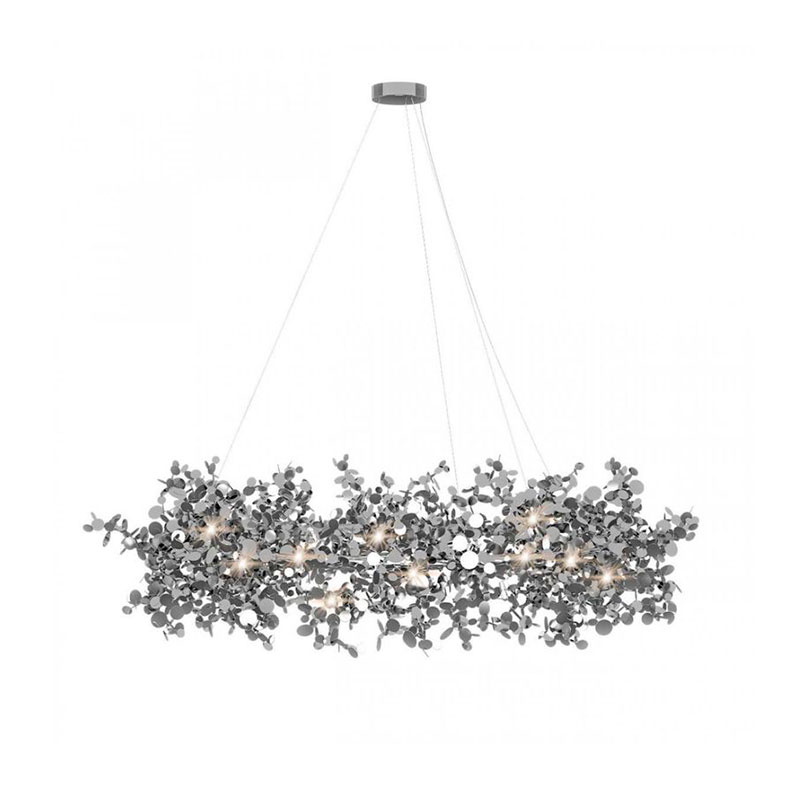 Люстра Terzani Argent Suspension Ring Silver Серебряный в Перми | Loft Concept 