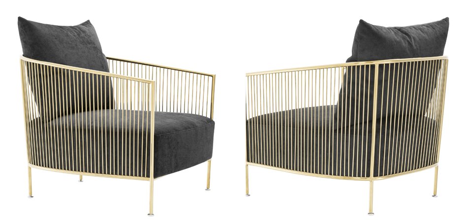 Кресло Eichholtz Chair Knox Gold Кресло Eichholtz Chair Knox Gold - Loft-Concept в Перми