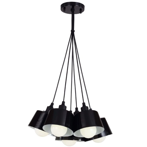 Люстра Compact Pendant Black Черный в Перми | Loft Concept 