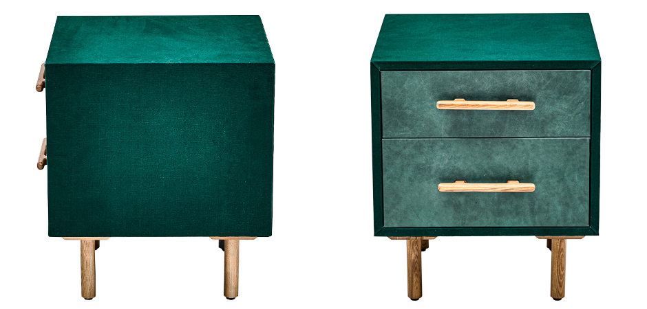 Тумба Smoky Green Nightstand Тумба Smoky Green Nightstand - Loft-Concept в Перми