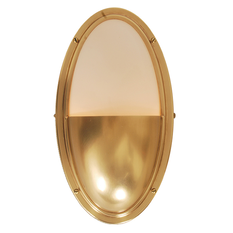 Бра Benita Loft Sconce gold Золотой Белое матовое стекло в Перми | Loft Concept 