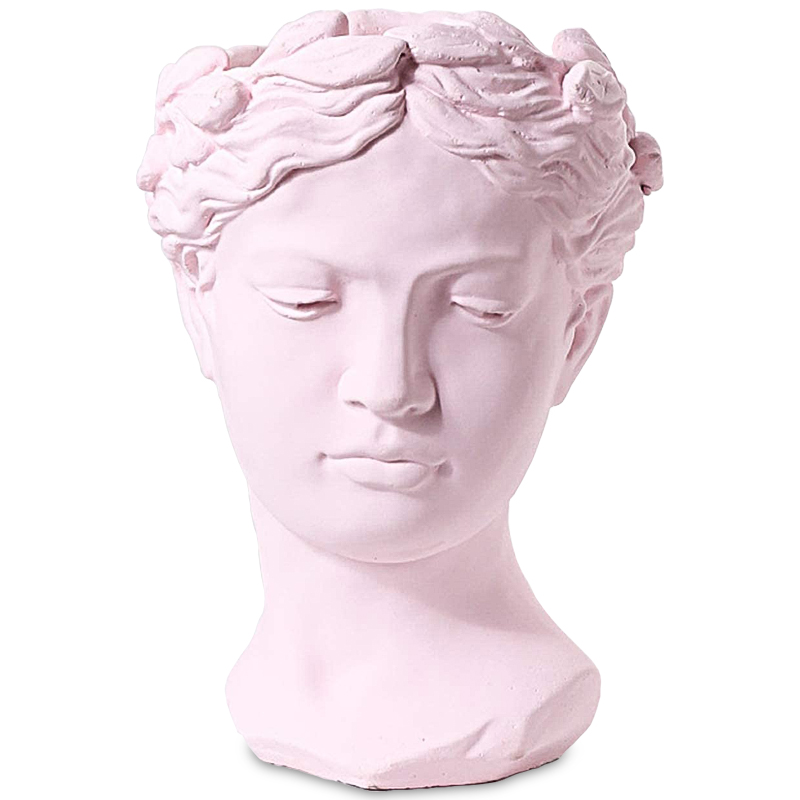 Ваза Female Bust Pink Розовый пастельный в Перми | Loft Concept 