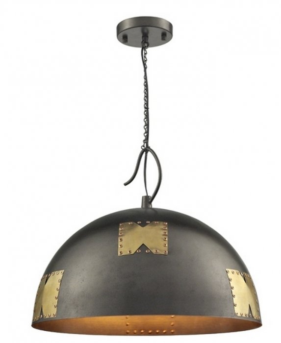 Подвесной светильник Loft Сlincher Steampunk Pendant Wide 4 Черный в Перми | Loft Concept 